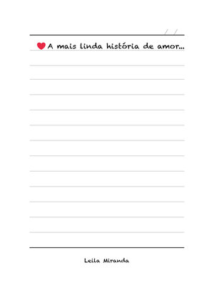 cover image of A Mais Linda História de Amor